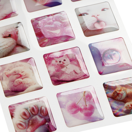 Наклейки гелевые на телефон Meshu, 12 шт., 10,5*14 см, Sweet Sugar Наклейки гелевые на телефон Meshu, 12 шт., 10,5*14 см, Sweet Sugar