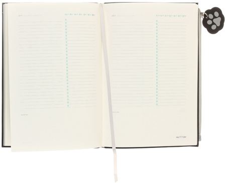 Ежедневник недатированный Meshu (А5), 145*215 мм, 136 л., Сat Melody Ежедневник недатированный Meshu (А5), 145*215 мм, 136 л., Сat Melody