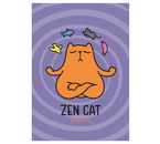 Обложка для паспорта Meshu, 92×134 мм, Zen Cat