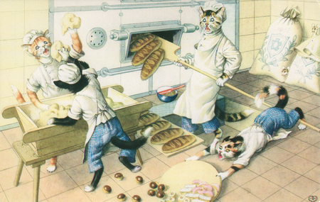 , «Пекари пекут булки»