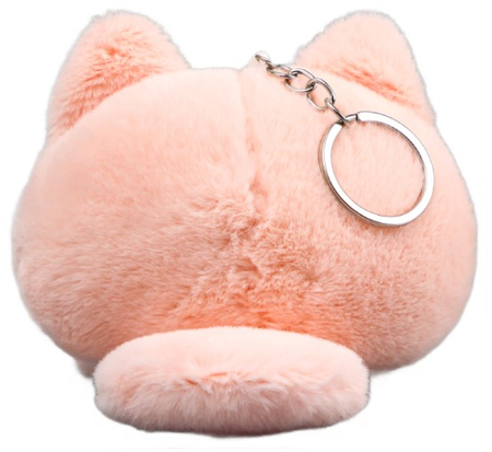 Брелок-антистресс текстильный Sima-Land, 11 см, «Котик-кругляш», цвет розовый Брелок-антистресс текстильный Sima-Land, 11 см, «Котик-кругляш», цвет розовый