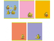 Тетрадь общая А5, 48 л. на скобе «Авокот»