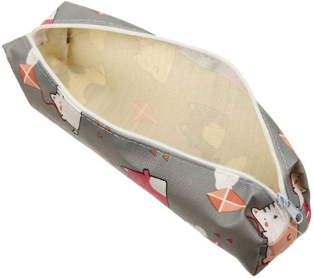 Пенал-тубус Creativiki (средний), 195*45*45 мм, «Котики серые» Пенал-тубус Creativiki (средний), 195*45*45 мм, «Котики серые»