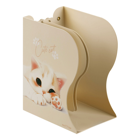Подставка для книг металлическая Meshu, 17,5*13,5*10 см, Cute Cat