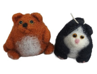 Сувенир из шерсти «Котошарик с лапками» (Ковтун И.В.)