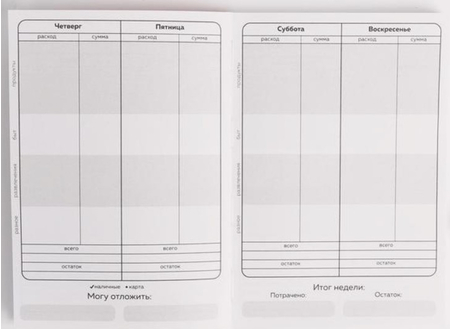 Книжка записная для планирования финансов Cashbook, 115*165 мм, 68 л., «Кот трудоголик»