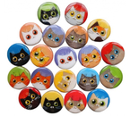 Магнит деревянный «Котик» (Круглякова М.В.), ассорти Магнит деревянный «Котик» (Круглякова М.В.), ассорти