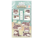 Наклейки зефирные полимерные многоразовые Brauberg, 10×15 см, «Милые коты» Наклейки зефирные полимерные многоразовые Brauberg, 10×15 см, «Милые коты»