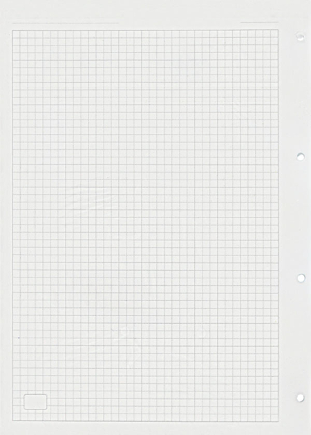 Сменный блок для тетради на кольцах «Полиграфкомбинат», 80 л., клетка, белый