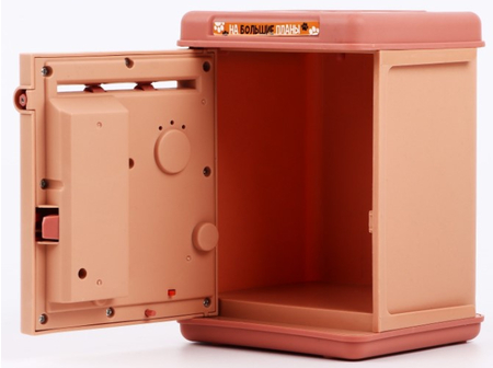 Копилка-сейф пластиковая Sima-Land, 15,5*11*10 см, «Котики»