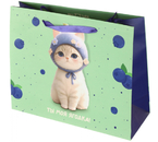 Пакет подарочный Meshu, 32×26×12 см, Berry Cat