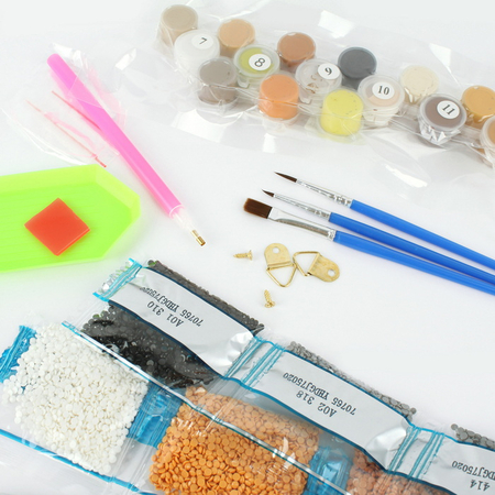 Набор для творчества «Алмазная мозаика» Darvish, 30*40 см, «Котята» + раскраска Набор для творчества «Алмазная мозаика» Darvish, 30*40 см, «Котята» + раскраска