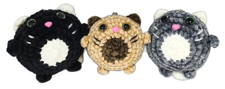 Брелок «Котик-5» (Аксютина Л.А.), 11*10*5 см, ассорти