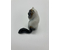 Фигурка фарфоровая №02, «Кот белый с коричневой мордой и хвостом»