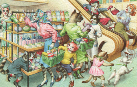 , «В магазине косметики»