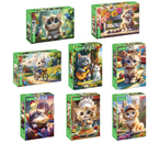 Пазл картонный Hatber, 260 элементов, «Кошачьи забавы», ассорти