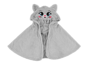 Накидка карнавальная «Кошка», серая