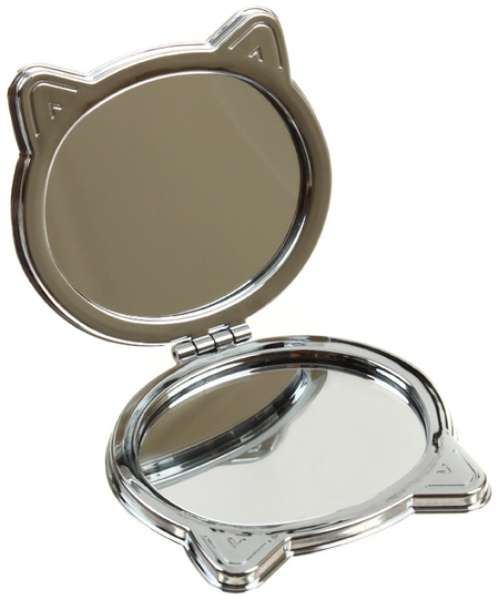 Зеркальце карманное складное Meshu, 75*60 мм, Ginger