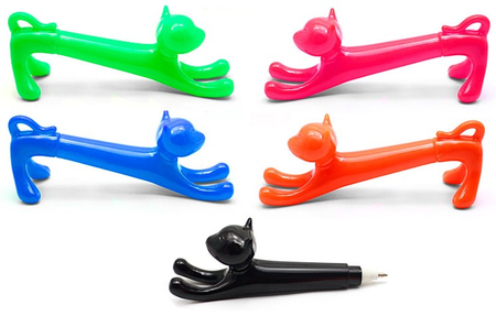 Ручка-прикол шариковая «Кошечка», корпус ассорти, стержень синий