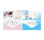 Открытка-конверт для денег Meshu, 85×164 мм, «Детство», ассорти