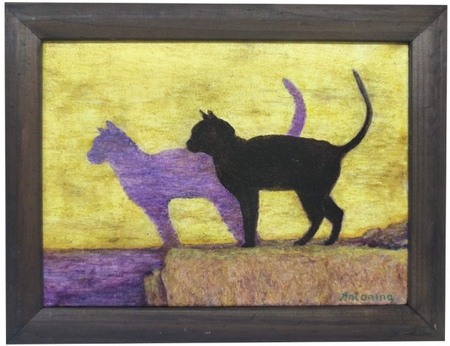 Картина «Кот» №2605 (Джонс А.С.), 17*24 см, холст, масло Картина «Кот» №2605 (Джонс А.С.), 17*24 см, холст, масло