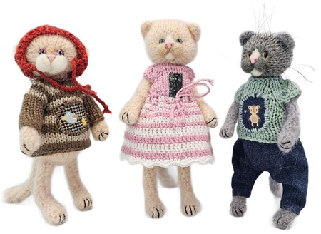 Игрушка мягкая «Кот» (Пинчук М.Ю.), высота 16 см, ассорти Игрушка мягкая «Кот» (Пинчук М.Ю.), высота 16 см, ассорти