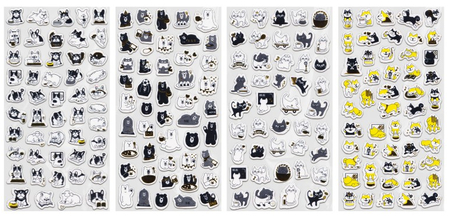 Наклейки виниловые декоративные Funster, 17,5*9 см, «Забавные зверята», ассорти Наклейки виниловые декоративные Funster, 17,5*9 см, «Забавные зверята», ассорти