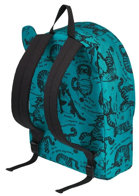 Рюкзак ErichKrause EasyLine Animals, 29*39*13 см, 17 л, Zen Cats, Turquoise