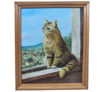 Картина «Кот» №2603 (Джонс А.С.), 17×24 см, холст, масло