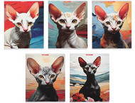 Тетрадь общая А5, 96 л. на скобе «Сфинксы»