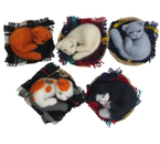 Сувенир из шерсти «Котик в корзинке» (Ковтун И.В.), 6,5×6,5×2,5 см, ассорти