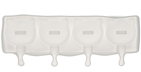 Форма силиконовая для кондитерских изделий Sima-Land, 4 ячейки, «Коты»