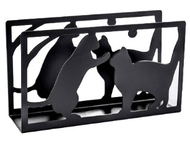 Салфетница металлическая «Кошки»