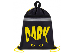 Мешок для обуви Brauberg с ручкой, 460×360 мм, Dark Cat