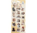 Наклейки объемные Meshu, 10×23 см, 16 шт., Wow Cat Наклейки объемные Meshu, 10×23 см, 16 шт., Wow Cat