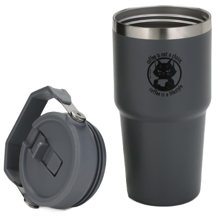 Термостакан Sima-Land, 600 мл, Coffee (с ручкой)