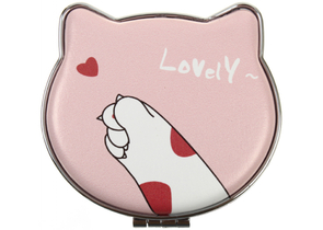 Зеркальце карманное складное Meshu, 75×60 мм, Lovely