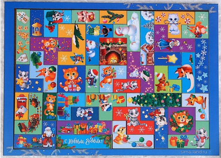 Игра-головоломка настольная «Тетрис» Sima-Land, 20*28 см, 44 детали, «Приключения котика» Игра-головоломка настольная «Тетрис» Sima-Land, 20*28 см, 44 детали, «Приключения котика»