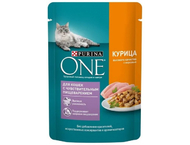 Корм влажный Purina One (для кошек с чувствительным пищеварением)
