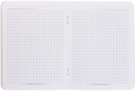 Книжка записная на скобе BeSmart Mur-Mur, 105*140 мм, 32 л., клетка, «Кот»