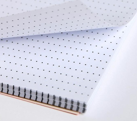 Ежедневник недатированный на гребне Avocato Notebook, А5, 60 л., точки