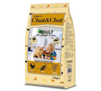 Корм сухой Chat&Chat Expert Adult (для взрослых кошек), 2 кг, курица/горох