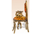 Фигурка сувенирная «Кот» BronzaMania, «Кот и мышка на стуле» (с янтарем)