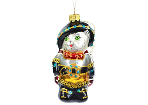 Украшение елочное стеклянное «Грай», 120×58×50 мм, «Кот в сапогах» Украшение елочное стеклянное «Грай», 120×58×50 мм, «Кот в сапогах»