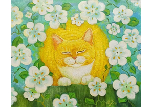Картина «Солнышко в цветах» (Покотило А.А.), 50×60 см, холст, масло
