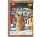 Конструктор картонный Lori «Объёмная игрушка», «Кот», 61 деталь