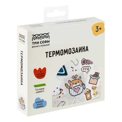 Набор для творчества «Термомозаика. Три совы» «Котик» Набор для творчества «Термомозаика. Три совы» «Котик»