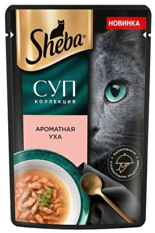 Корм влажный Sheba (для взрослых кошек) 70 г, «Ароматная уха с форелью»