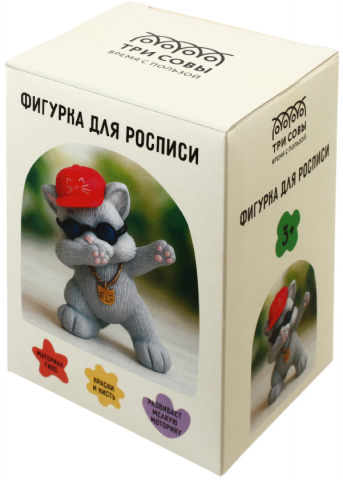 Набор для росписи из гипса «Три совы» высота 8,7 см, «Модный котик», 3+ Набор для росписи из гипса «Три совы» высота 8,7 см, «Модный котик», 3+