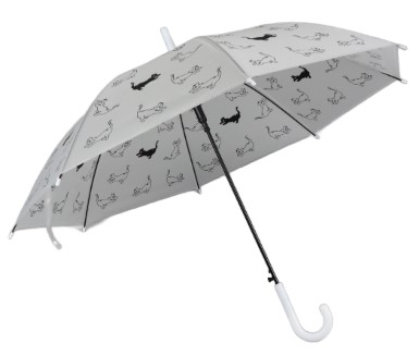 Зонт детский от дождя (трость, полуавтомат), d=94 см, 8 спиц, «Кот», ассорти